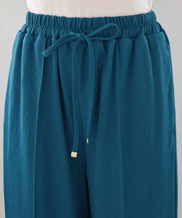 Tiaclasse 【おのののかさん着用】冷凛(ひやりん)カノコカットソーピンタックパンツ ブルー