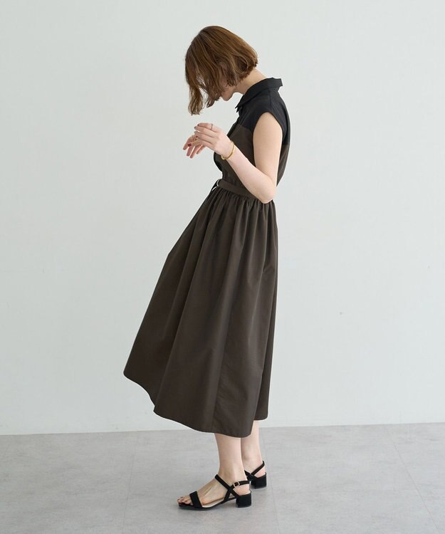 YECCA VECCA ドッキングワンピース Dark Brown