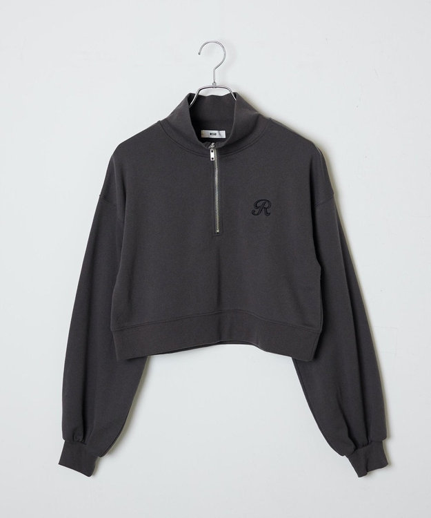 WEGO ハーフジップショートスウェット 柄2