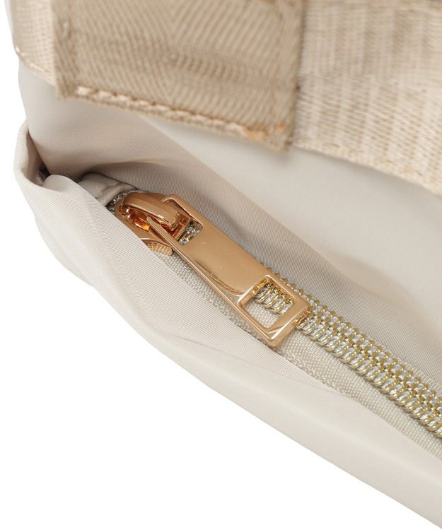 Green Parks ａｎｄｍｉｋｋａ．２ＷＡＹベルトトートバッグ Light Beige