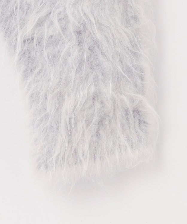 NAVE 【Nave】モヘアシャギーニットトップス ライトグレー系