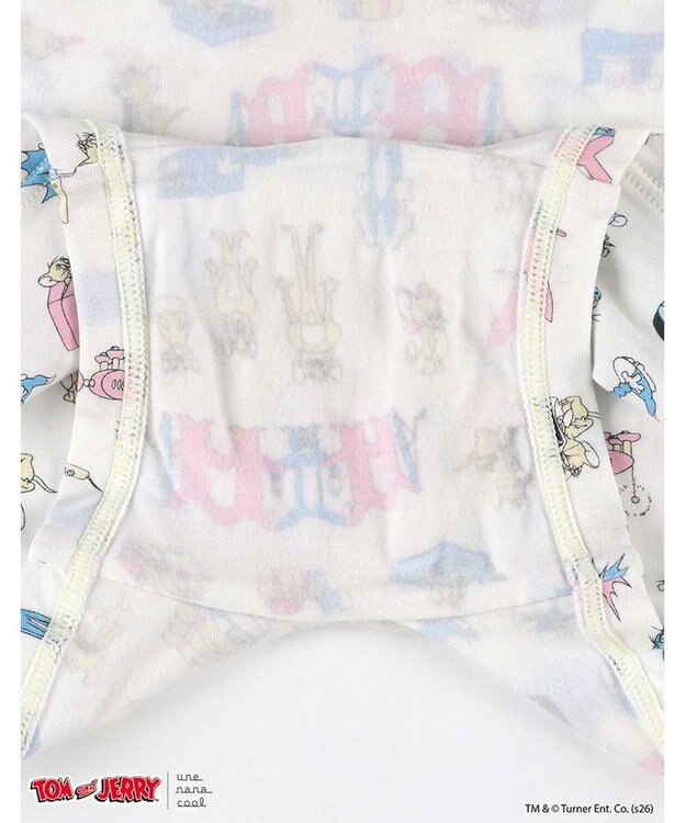 une nana cool トムとジェリー × une nana cool ハラマキ付きショーツ アイボリー