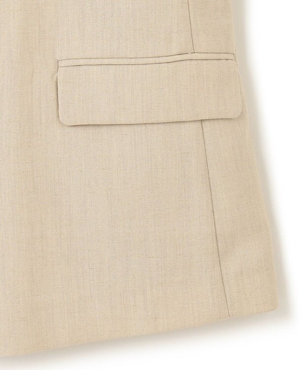 ICB 【接触冷感・速乾・洗える】T.R.Liプレーンウィーブ ジレ フラックス系