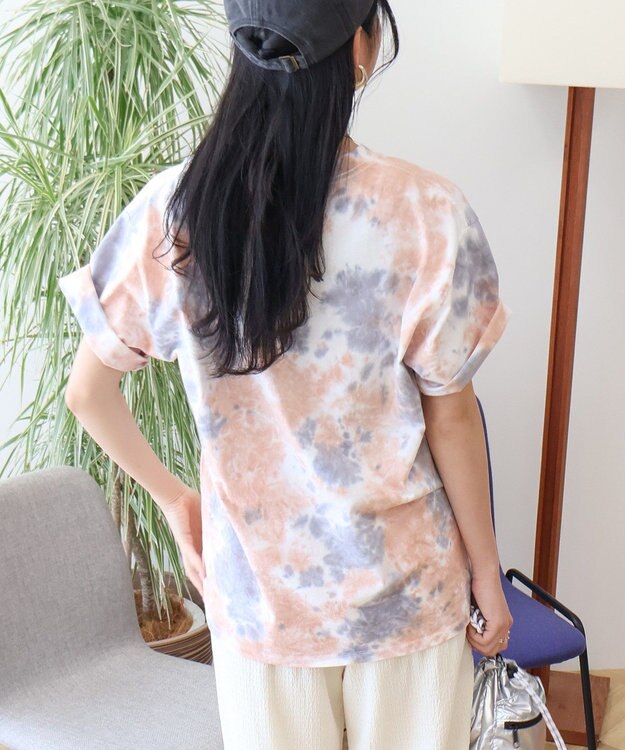 AMERICAN HOLIC 【WEB限定】タイダイ染めTシャツ Orange