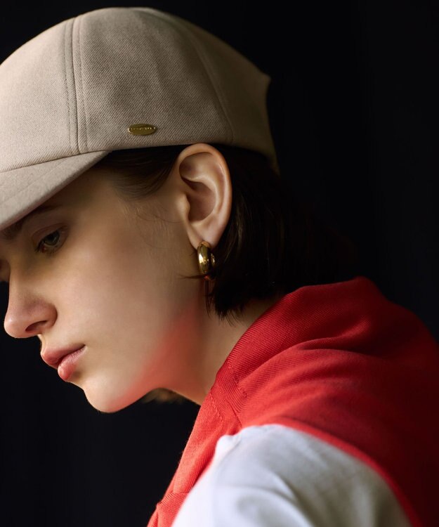 23区 【見上愛さん着用】ツイル キャップ ベージュ系