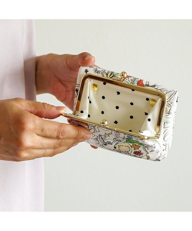 tsumori chisato CARRY ナチュラルラブ 財布 折財布 がま口 ホワイト