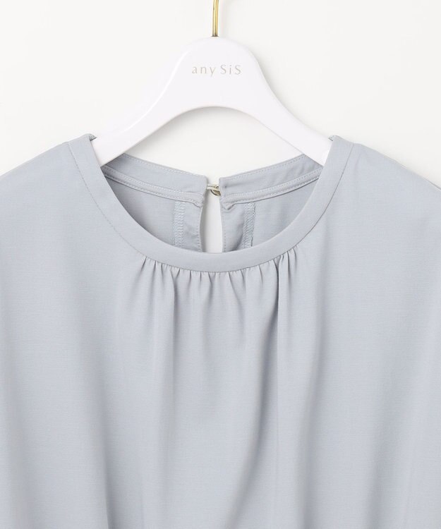 ANY SIS 【2SET】コンパクトトップス×ミスティプリントスカート セットアップ ミント