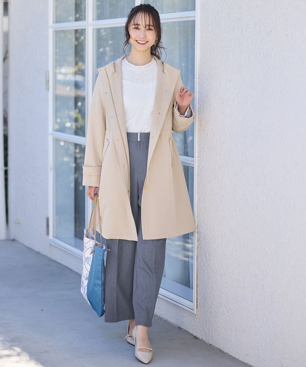 ANY SIS S 【洗える】ラッフルレース トップス オフ