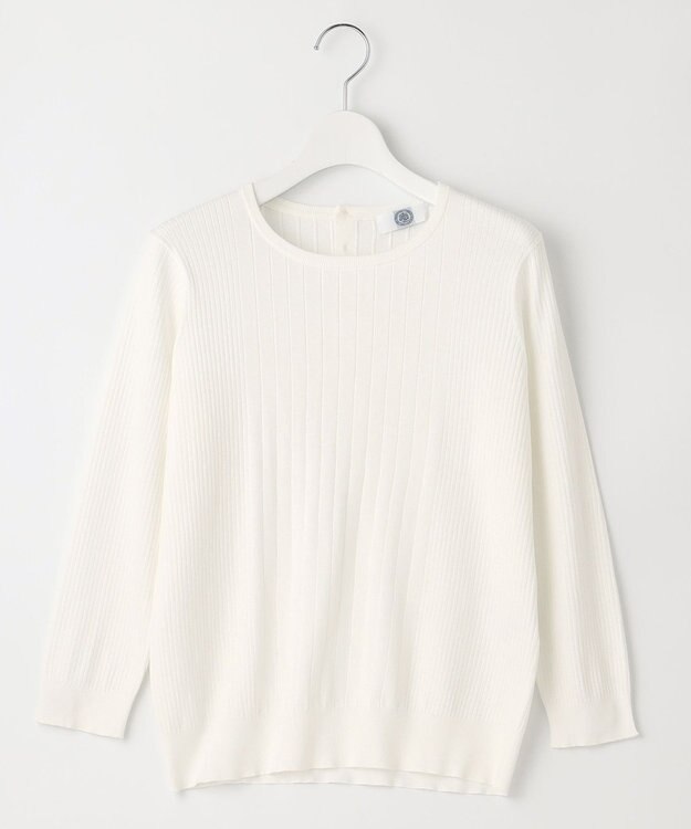 J.PRESS LADIES 【洗える】 PRINCESS クルーネック ニット ホワイト系