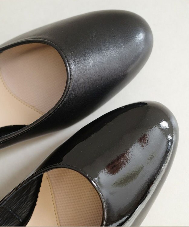 Pointer 日本製 美脚ラウンドトゥパンプス ブラック