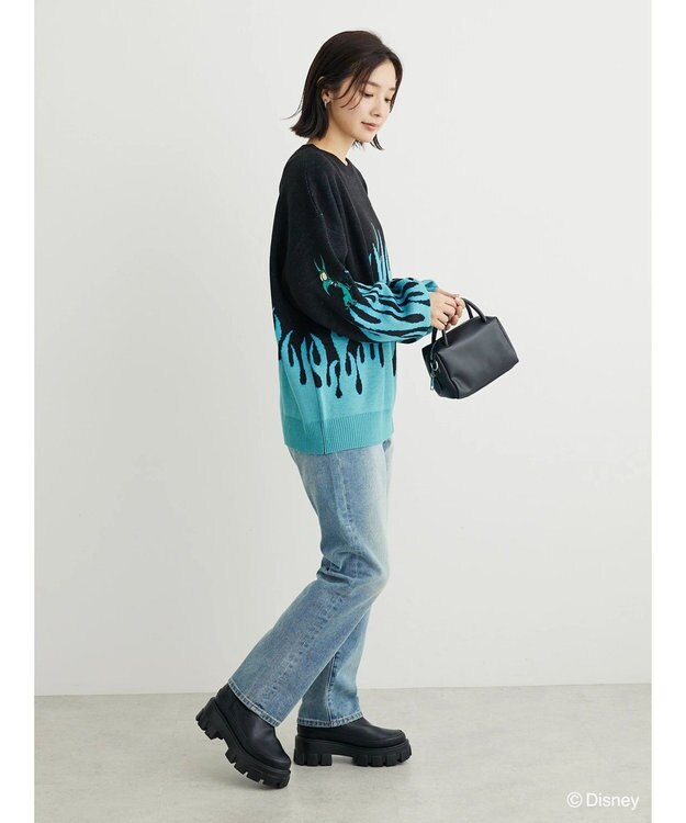 Green Parks Ｖｉｌｌａｉｎｓ／デザインニットプルオーバー Blue