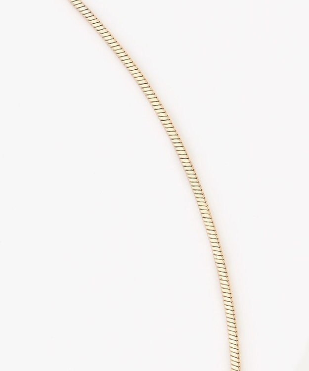 ANY チェーンミックスラリエットネックレス ライトゴールド