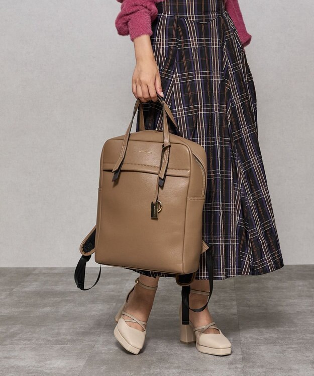 style code 【MERCURYDUO/マーキュリーデュオ】ワークバックパック グレージュ