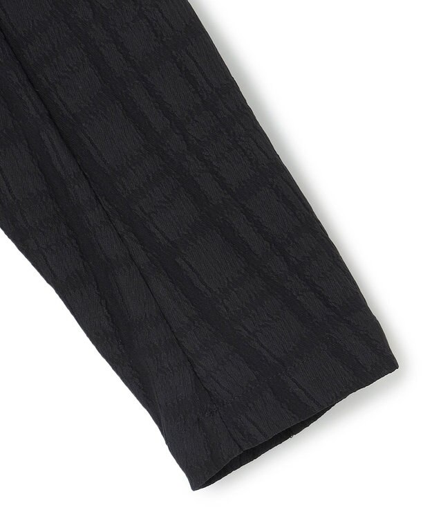 JOSEPH HOMME グレンチェックジャガードストレッチ  フ―ディーブルゾン ブラック系