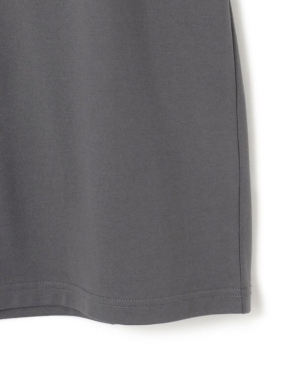 ICB 【新色追加・接触冷感・UVケア・洗える】 ロゴTEE チャコール［コラージュモチーフ］系