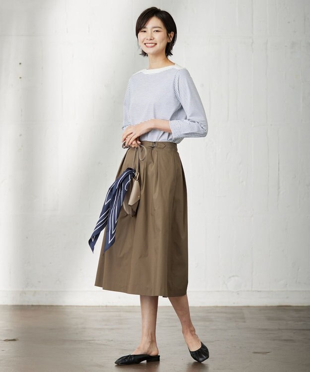 J.PRESS LADIES Ville de Paris スクエア プリント スカーフ ネイビー系5