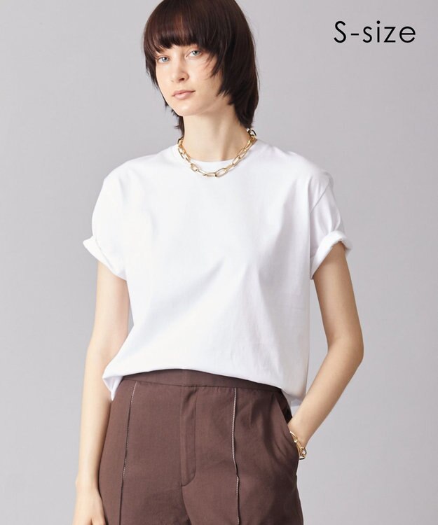 BEIGE， 【S-size】CAEN / カットソー White