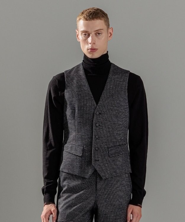 JOSEPH HOMME 【LEON 掲載】ドビージャージー　ジレ ライトグレー系