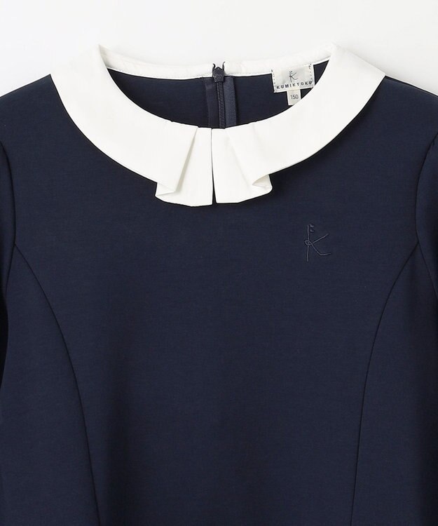 組曲 KIDS 【150-160㎝】おでかけ ワンピース ネイビー系