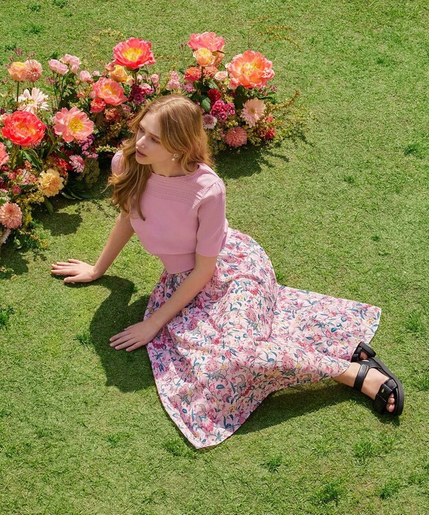 TOCCA 【洗える・消臭】CHARM FIELD スカート ピンク系5