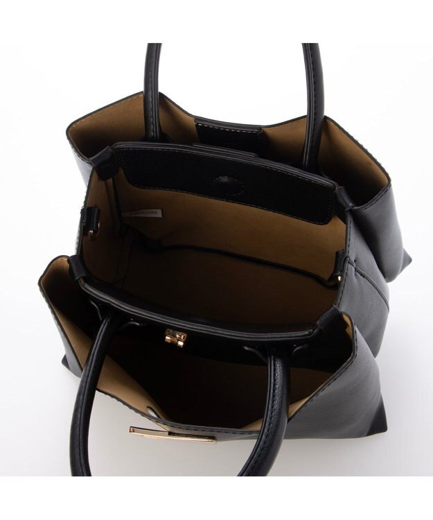 UNBILLION カシュカシュ cachecache / 三層2wayトートバッグ ブラック