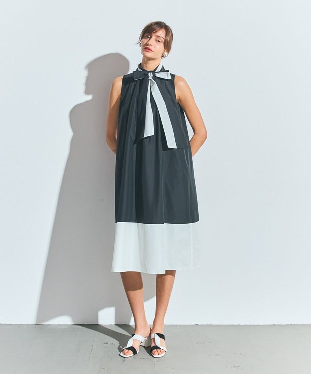 GRACE CONTINENTAL ライトタッサーAラインドレス ブラック