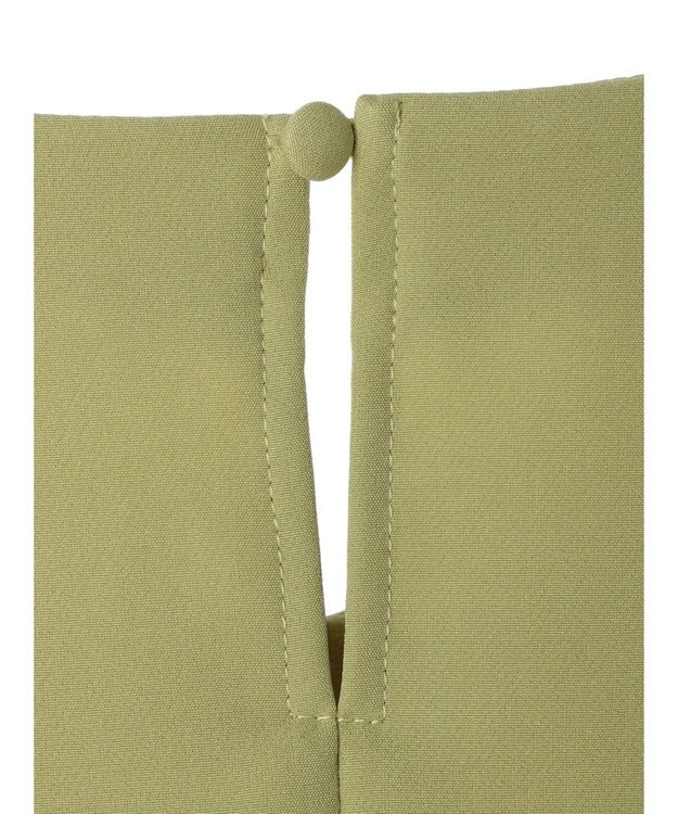 Green Parks AnriettMusee パフスリーブペプラムブラウス Lime Green