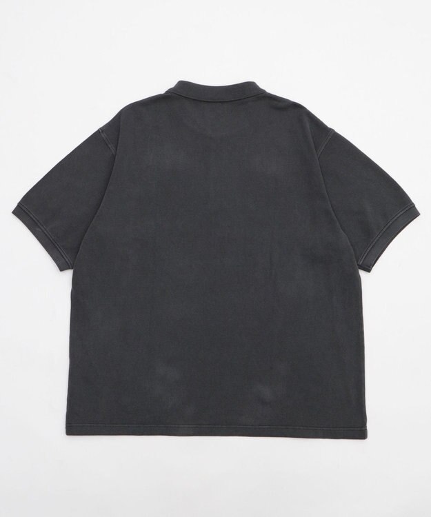 WEGO 【ユニセックス着用ITEM】ピグメントロゴポロシャツ（SS） スミクロ