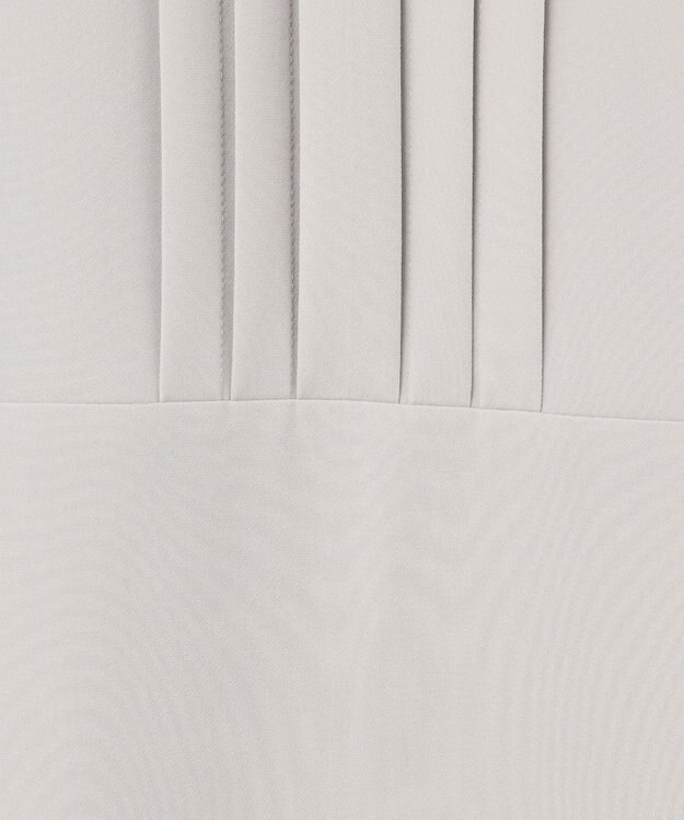 自由区 【セットアップ対応・洗える】トリアセダブルクロス ワンピース ライトグレー系