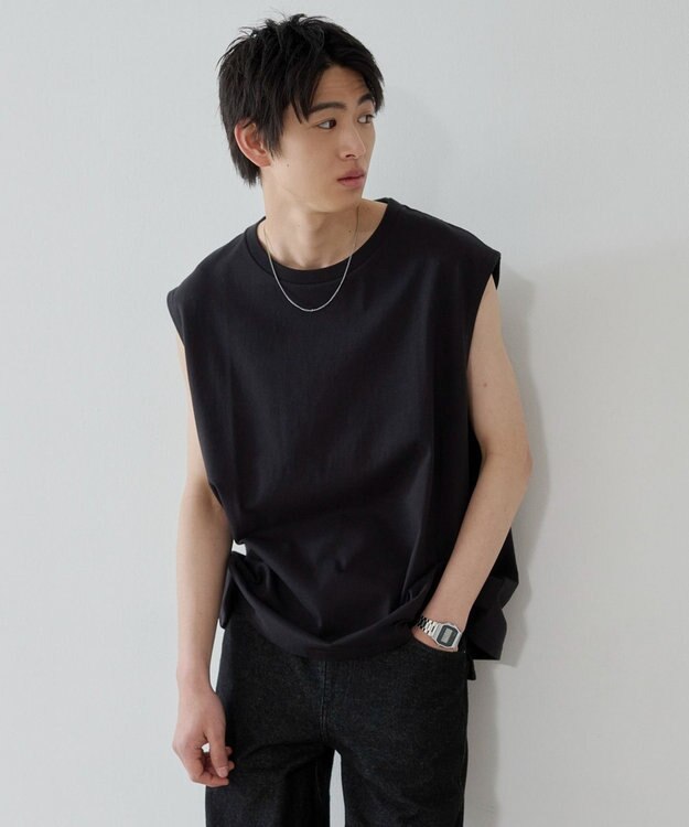 WEGO コットンクルーネックT（NS） ブラック