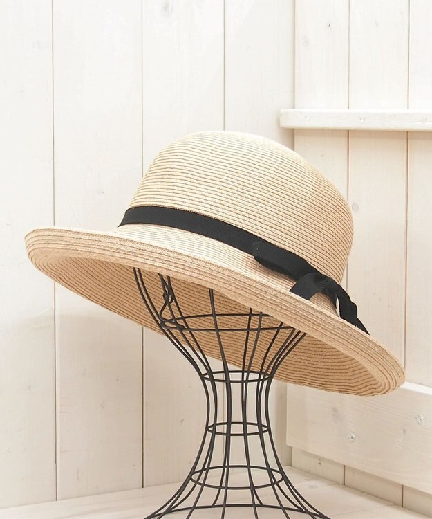 石田製帽 ラフィアブレード ソフトハットセーラ ナチュラル