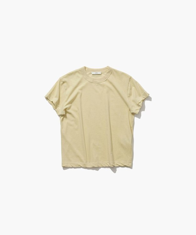 ATON FRESCA SINGLE JERSEY | コンパクトＴシャツ YELLOW