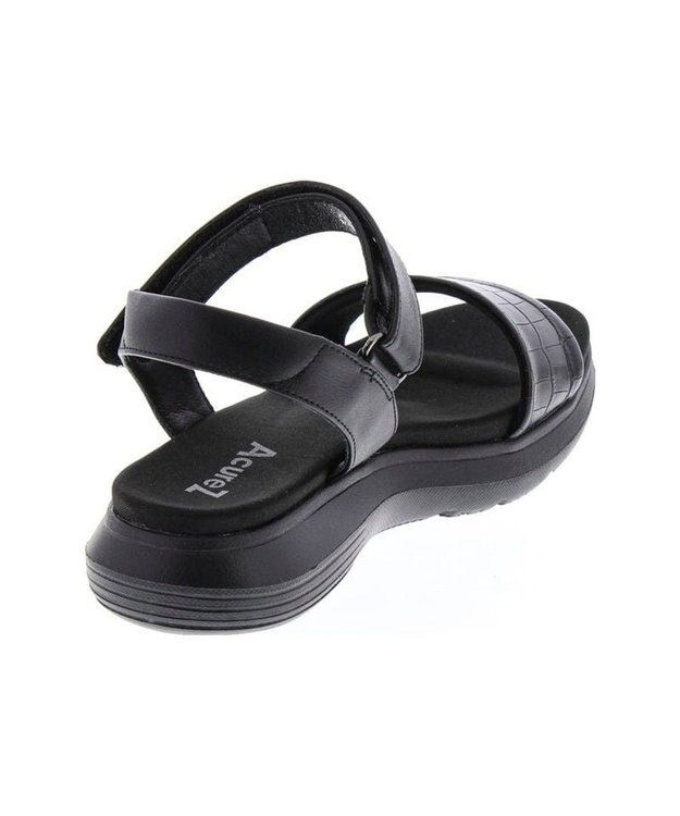 AcureZ オトナのスポサン ベルトデザイン「軽×ラクサンダル」 ブラック