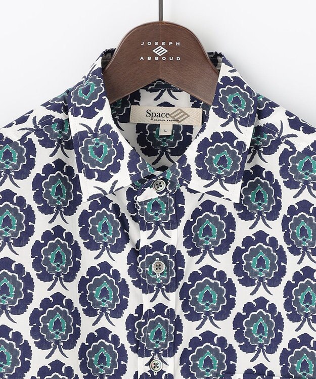 JOSEPH ABBOUD MOUNTAIN 【SPACE／UNISEX】ピカデリーポプリン シャツ ネイビー系6