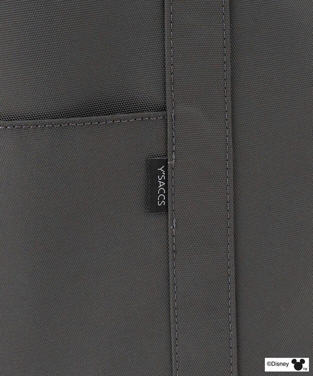 Y'SACCS 【Disney Collection】シルエットプリントトートバッグ　Lサイズ ダークグレー