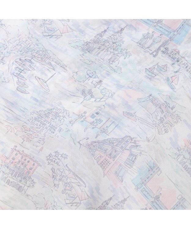 Chacott 巻きスカート ピンクプリント