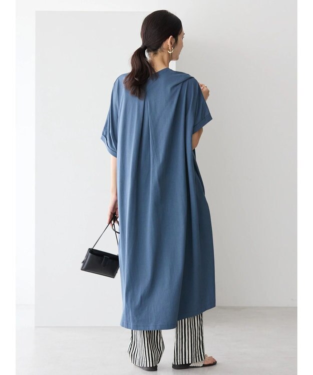 AMERICAN HOLIC バックタックカットチュニック Blue