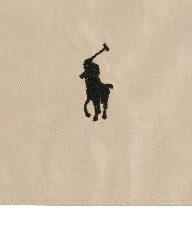 MOONBAT 【WEB限定】POLO RALPH LAUREN(ポロ ラルフローレン) 晴雨兼用日傘 折りたたみ傘 コンパクト PPワンポイント刺繍 一級遮光 遮熱 UV ベージュ
