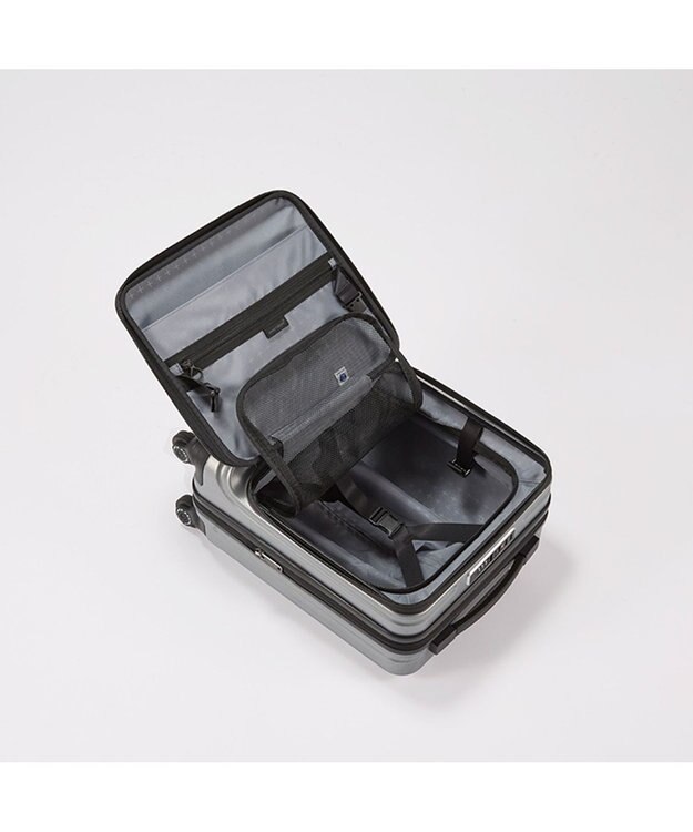 ACE BAGS & LUGGAGE Proteca フレスターEX スーツケース 日本製 26/33L 機内持込 エキスパンド フロントオープン 01550 プロテカ シルバーヘアライン