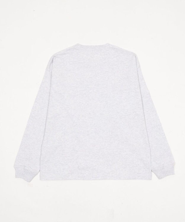 WEGO グラフィックBIG　T（長袖） アッシュグレー