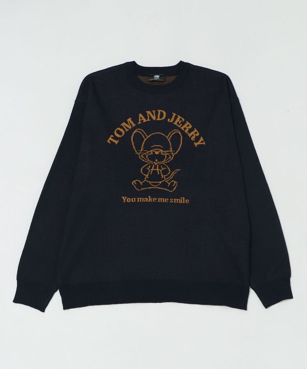 WEGO JERRY　ジャガードニット ネイビー