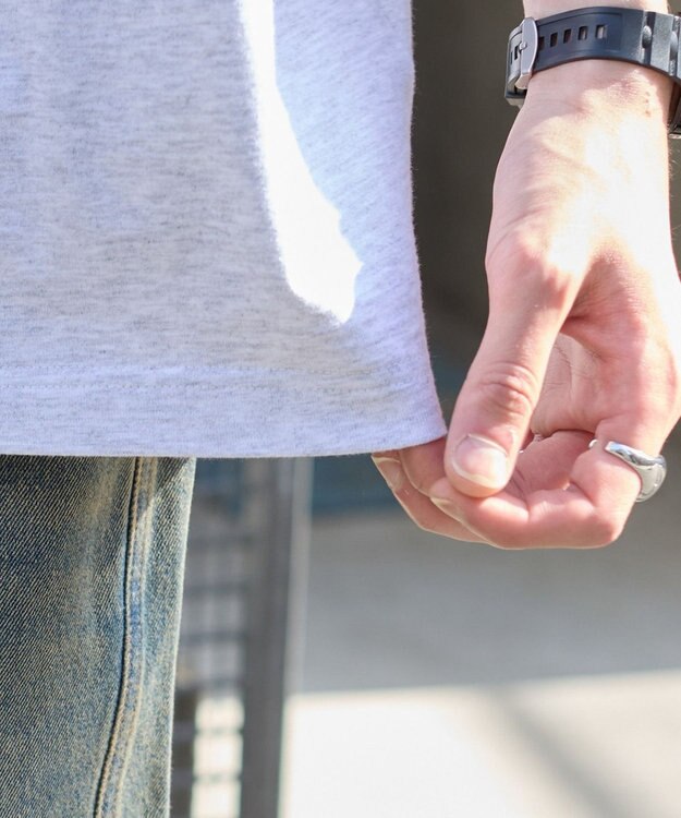 WEGO 【ユニセックス着用アイテム/MLサイズ展開】サガラワッペンロゴBIG　T（SS） アッシュグレー