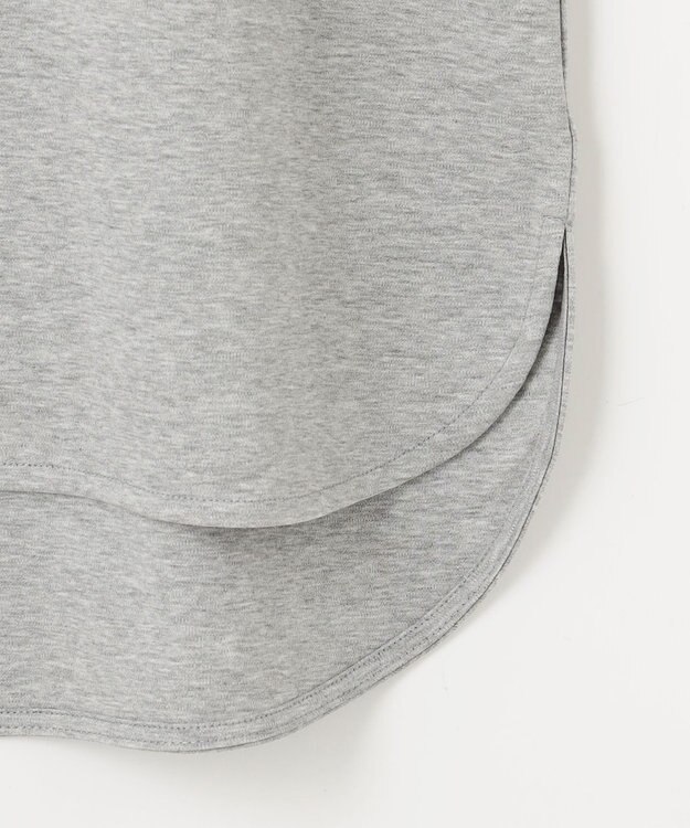 ANY 【汗ジミ防止加工】シルケットスムースノースリーブプルオーバー トップグレー