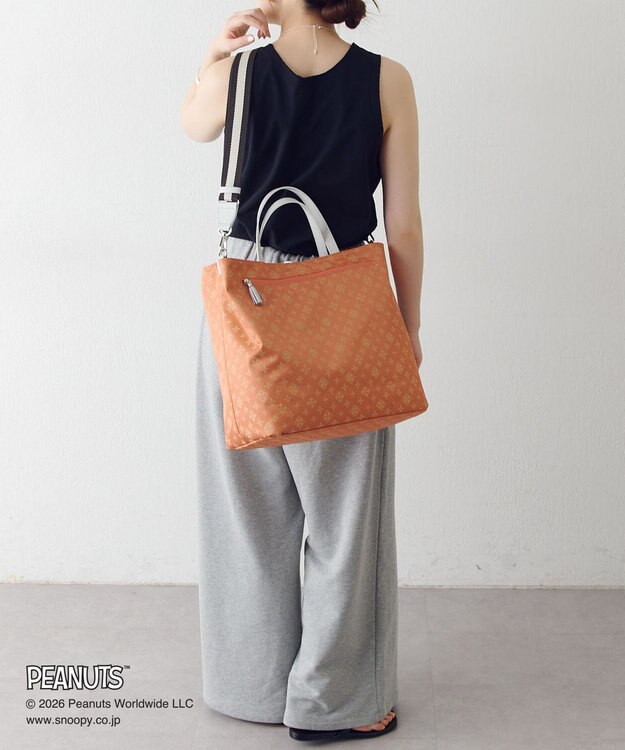 russet 《PEANUTS×russet》リバーシブルビッグトートバッグ(CE-1756) Indigo