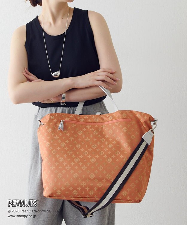 russet 《PEANUTS×russet》リバーシブルビッグトートバッグ(CE-1756) Indigo