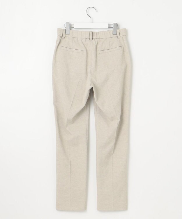 自由区 L 【接触冷感・UVカット・吸水速乾・洗える】シェルタリングテーパード パンツ ベージュ