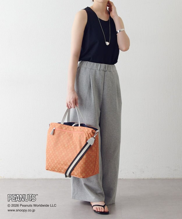 russet 《PEANUTS×russet》リバーシブルビッグトートバッグ(CE-1756) Indigo