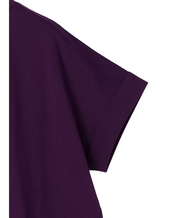 Green Parks 汗染み防止プチハイネックプルオーバー Purple