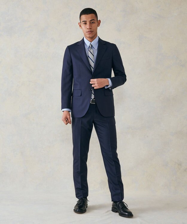 J.PRESS MEN 【ESSENTIAL CLOTHING】シンセリティストライプ スーツ ネイビー系1