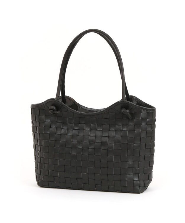 UNBILLION 【訳あり商品】 牛革レザーメッシュトートL ブラック